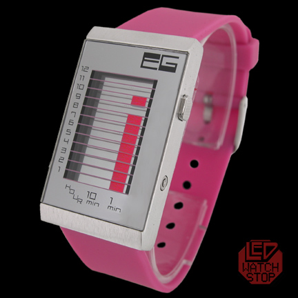 EleeNo: EG4 - UNIQUE Japanese Watch - Pink