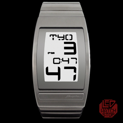 PHOSPHOR E INK - World Time Ultra Thin Watch - SS