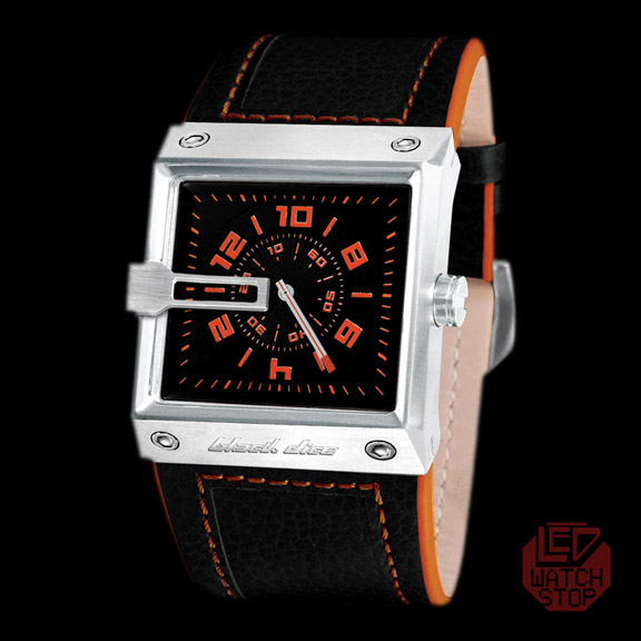 BLACK DICE: GRIND - Cool Urban Streetwear Watch - Black/Orange