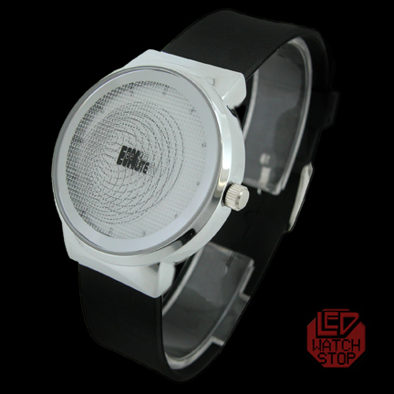 EleeNo - STOCKING - Cool Japanese Handless Watch - White