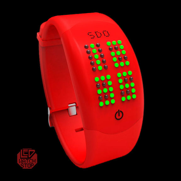 SDO: RHEA - Touch Screen LED Watch - Red