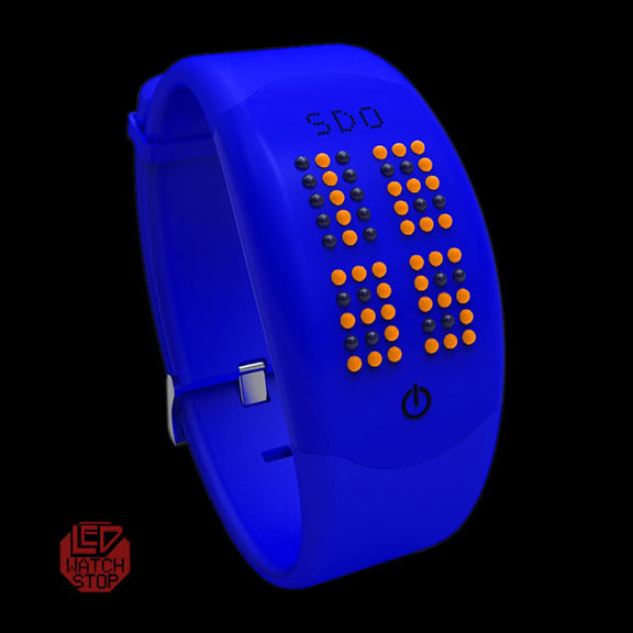 SDO: RHEA - Touch Screen LED Watch - Blue
