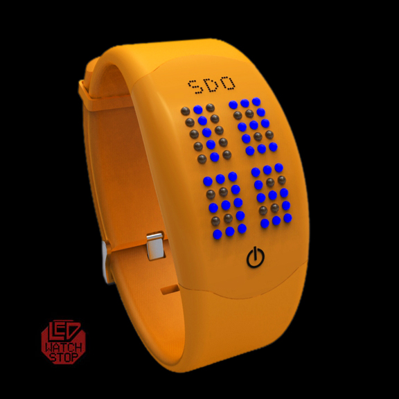 SDO: RHEA - Touch Screen LED Watch - Orange