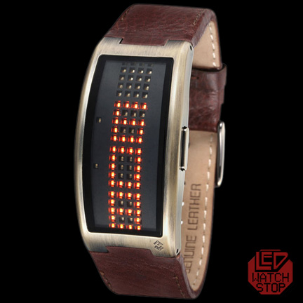 BLACK DICE: GURU - Multifunction LED Watch - Brown LT/Orange