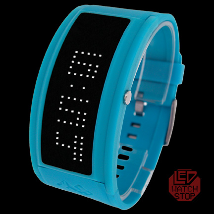 BLACK DICE: GURU ~ Multifunction LED Watch - Blue/White