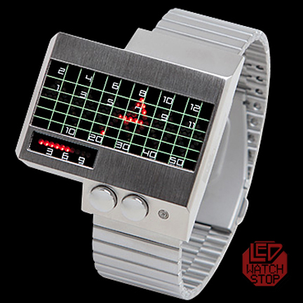 HEARTBEAT - Unique Japanese LED Watch - SS RD