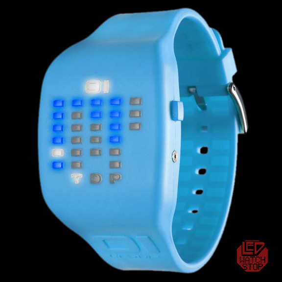 01 THE ONE LED Watch - IBIZA RIDE: SPORT - Blue