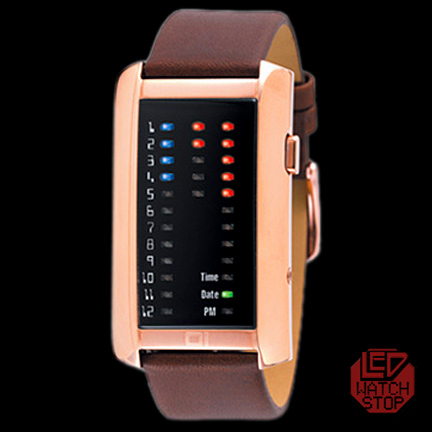 LED Watch - 01 THE ONE - IBIZA RIDE - Gold IP
