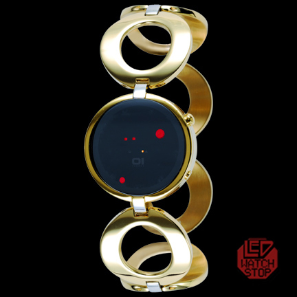 LED Watch, O-1 - ODIN'S RAGE - Gold