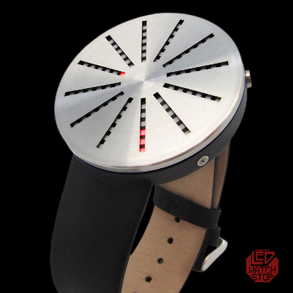 CLICK: SHOWER, Cool & Unique LED Watch - Silver