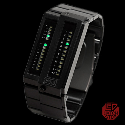 Twelve 5-9 L Version - LED Watch BKML/Green