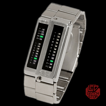 Twelve 5-9 L Version - LED Watch SVML/Green