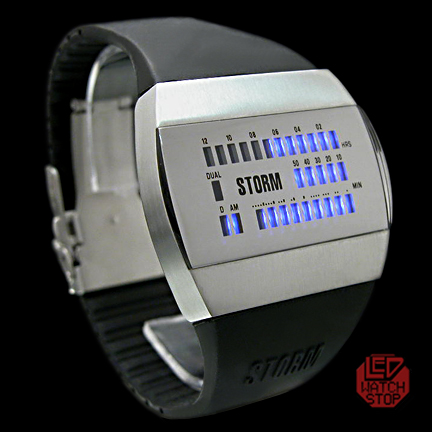 STORM VIBE Mirror LED Watch - Blue